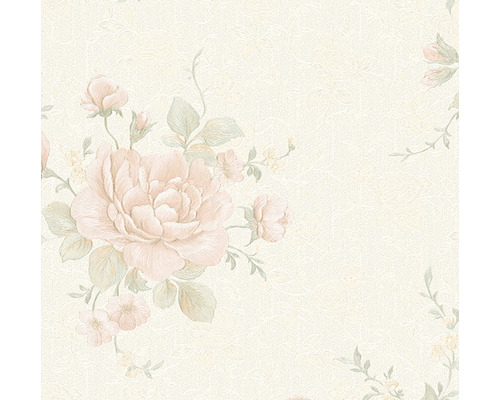 Tapet med blommigt rosmotiv