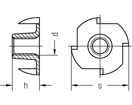 Teknisk ritning av en spårfräs med dimensioner