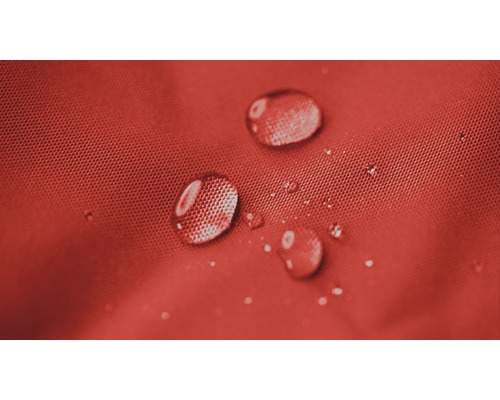 Vattendroppar på vattenavvisande tyg