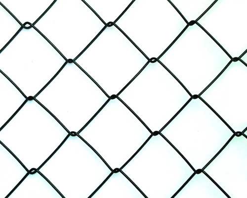 Närbild av ett fågelskyddsnät med kvadratiska maskor