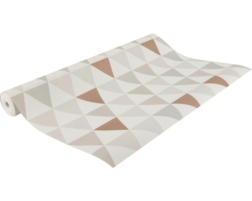 Tapetrulle med geometriskt triangelmönster