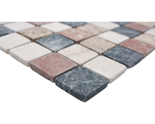 Mosaikplatta av natursten