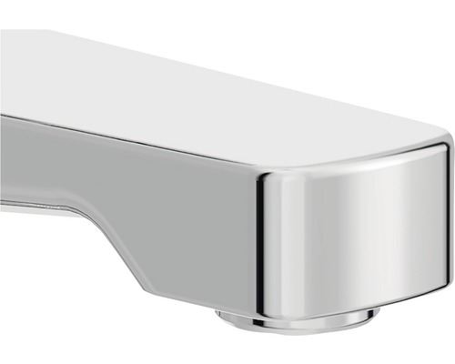 Detaljbild av en förkromad kranpip