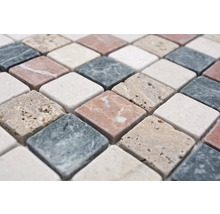 Mosaikplattor av natursten
