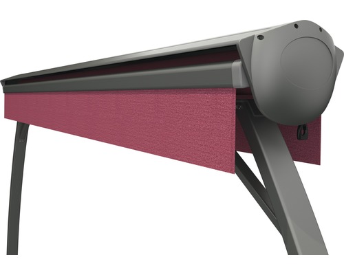 Markis med tyg för skuggning