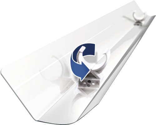 Installationskanal med roterande funktion