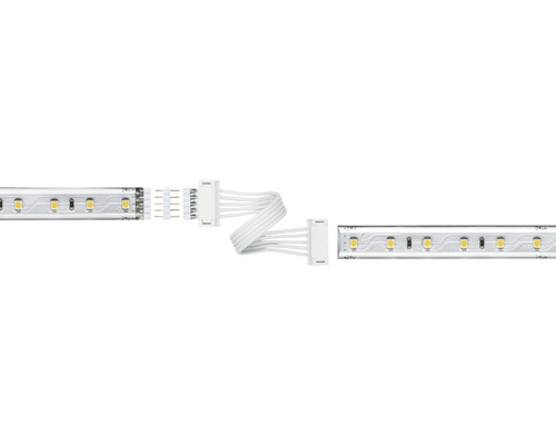 LED-strip med anslutningsstycke