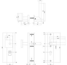 Säkerhetsbeslag INTERSTEEL PZ 92mm