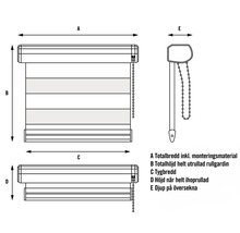 Persienn SOLUNA aluminium 50mm 60x180 vit matt-thumb-6