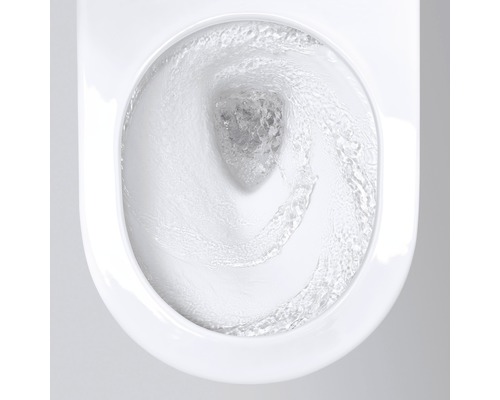 Spolning i en toalett