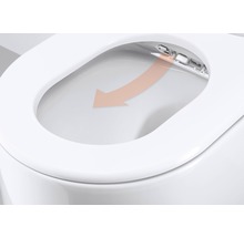 Toalettsits med mjukstängning