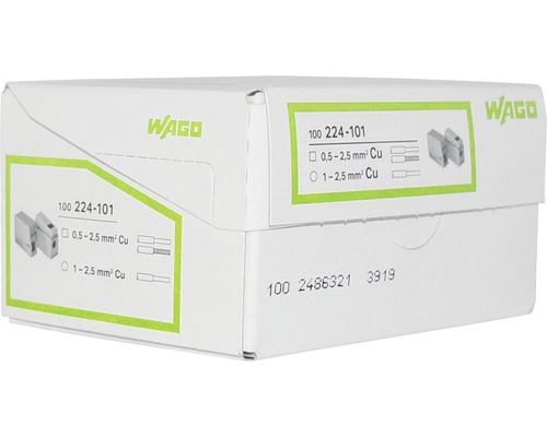Förpackning Wago kopplingsklämmor