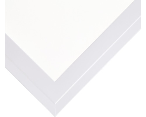 Detaljvy av en vit fotoram