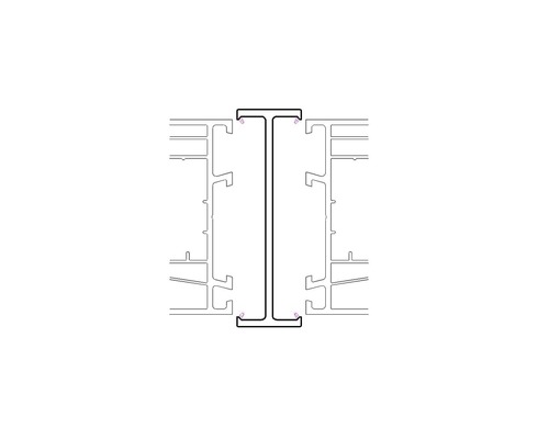 Konstruktionsritning för en dubbel stolpe
