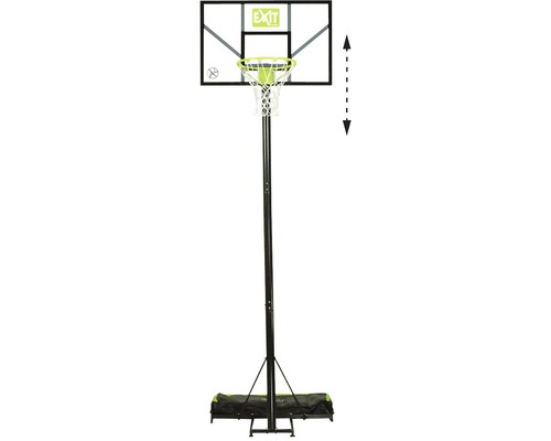 Fristående basketbollkorg med höjdjusterbar korg