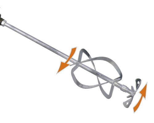 Mortelblandare med spiral och vingar