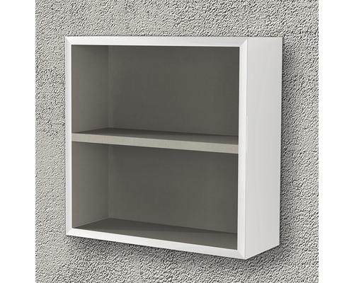 Vägghylla med två förvaringsfack