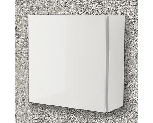 Vitt väggskåp för förvaring