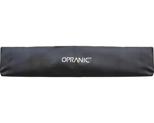 Opranic logotyp på ett svart skyddsfodral