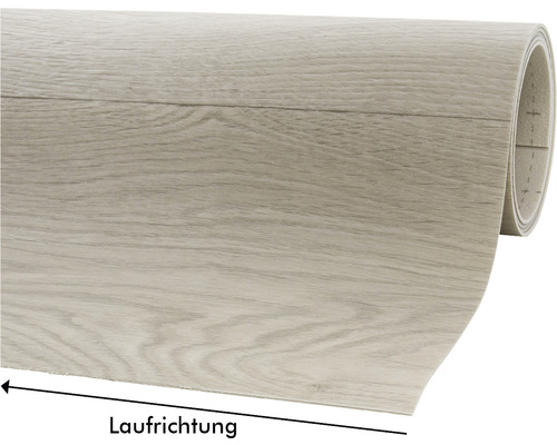 Rullad golvbeläggning med träutseende