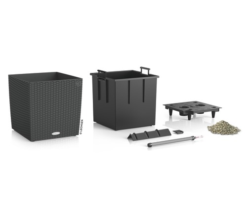 Komplett planteringsset med insats, vattennivåindikator och substrat