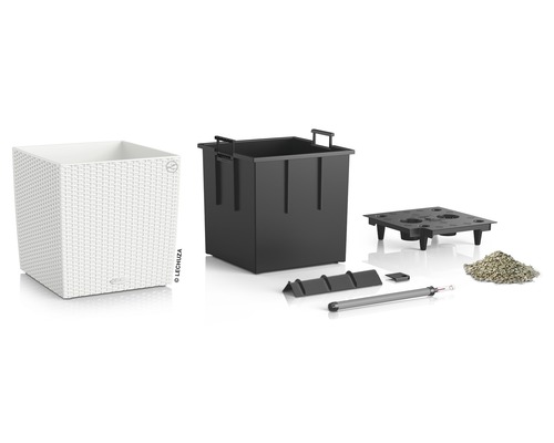 Lechuza Cube planteringskärl med tillbehör