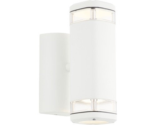 Vit LED-utomhusvägglampa