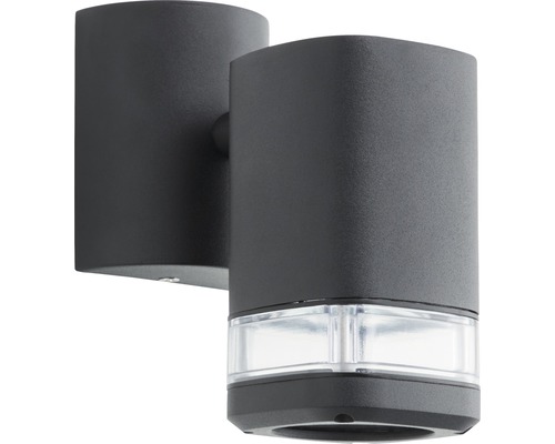 Svart vägglampa för utomhusbruk