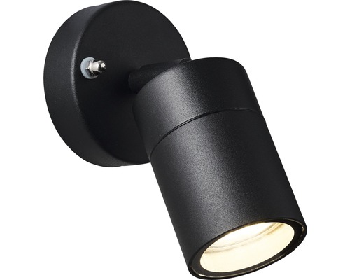 Svart vägglampa för inomhusbruk