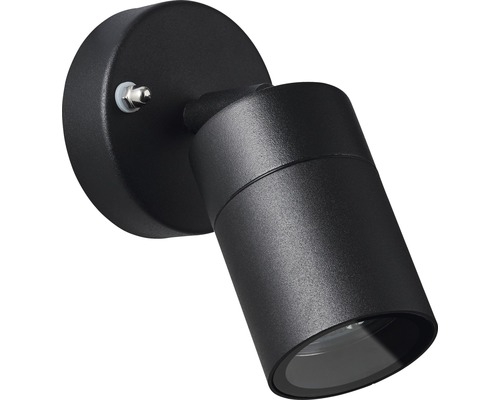 Svart vägglampa för inomhusbruk