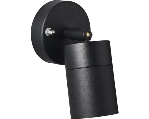 Svart vägglampa för inomhusbruk