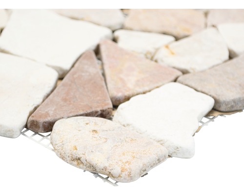 Mosaikmatta av natursten för inom- och utomhusbruk