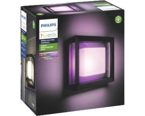 Förpackning för en Philips Hue White and Color Ambiance utomhusvägglampa