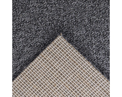 Grå matta med textilbaksida