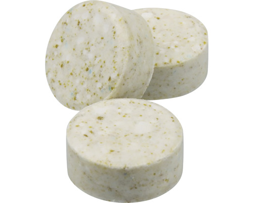 Tre rengöringstabletter