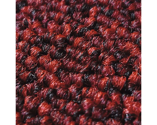 Närbild av en röd matta