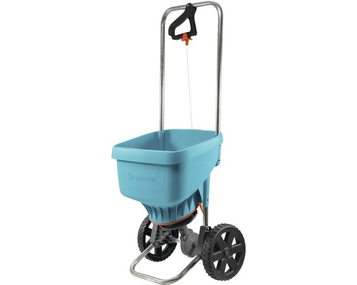 Gardena spridningsvagn med hjul och handtag