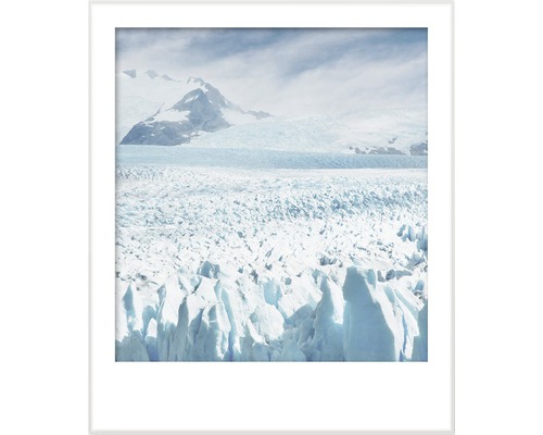 Inramad bild av ett glaciärlandskap