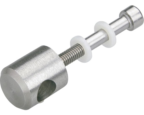 Metallavstånd med gänga och plastbrickor