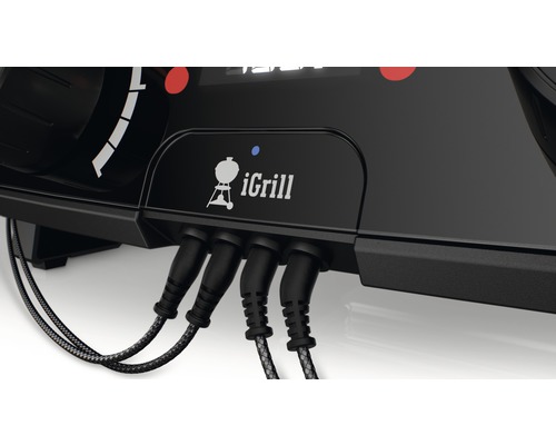 iGrill-enhet med fyra anslutna temperatursensorer