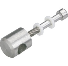Fästelement av metall med gänga och brickor