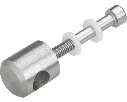 Fästelement av metall med gänga och brickor