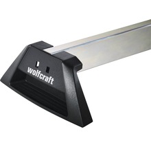 Wolfcraft logotyp på styrskena