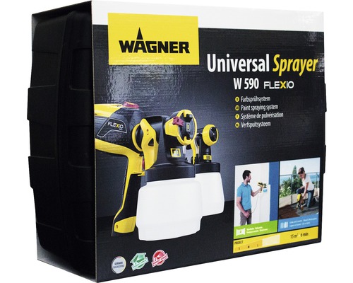 Förpackning för Wagner Universal Sprayer W 590 FLEXIO färgspruta