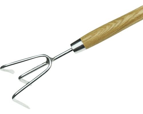 Trädgårdskultivator med trähandtag