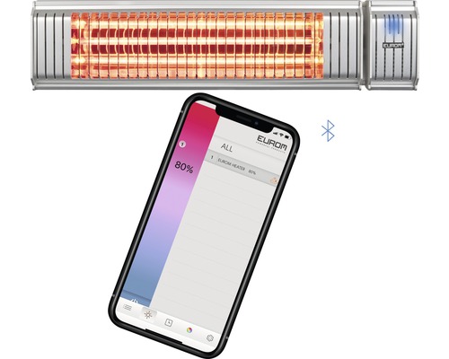 Eurom terrassvärmare med smartphone app kontroll
