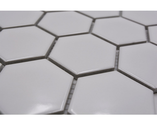 Sexkantiga keramiska plattor, mosaik