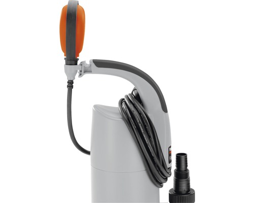 Automatisk trädgårdspump med flottörbrytare och kabel