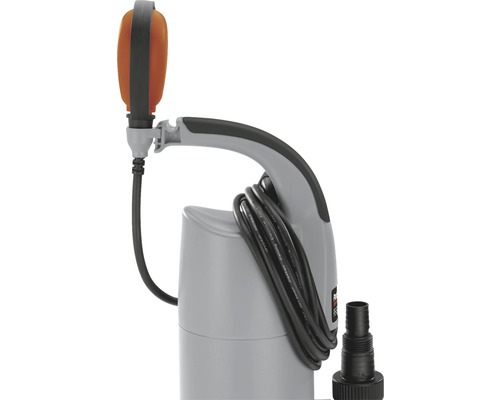 Dränkbar pump med flottörbrytare och kabel