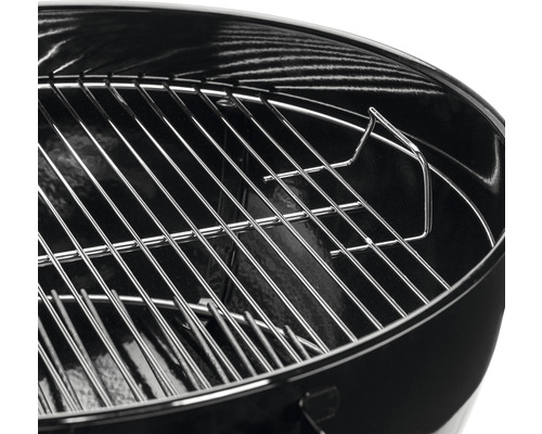 Detalj av en klotgrill med grillgaller